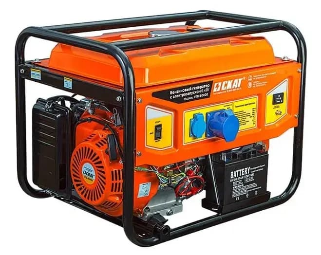 Генератор бензиновый Скат УГБ-6000Е