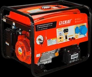 Генератор бензиновый Скат УГБ-7500Е/АВТО